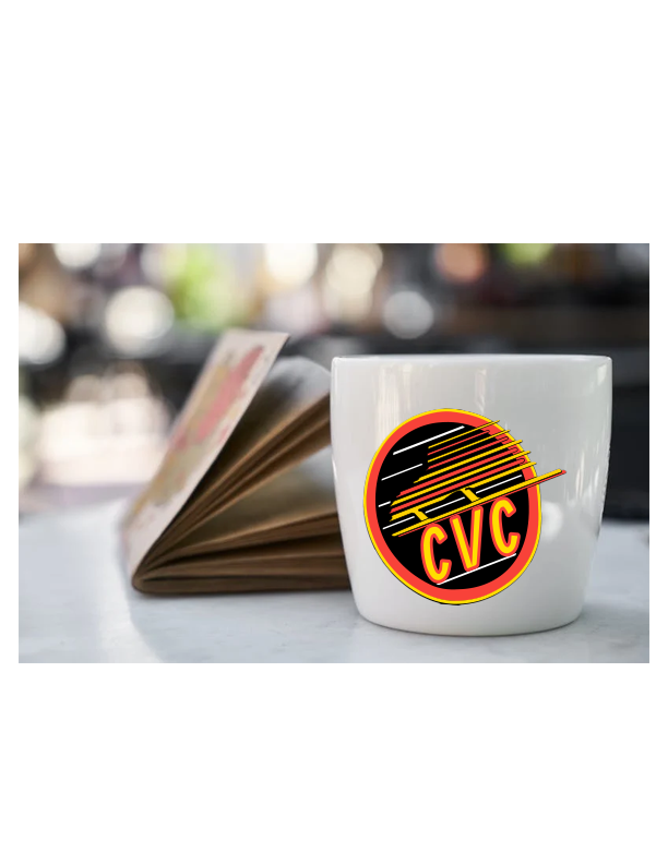 CVC logo on cup